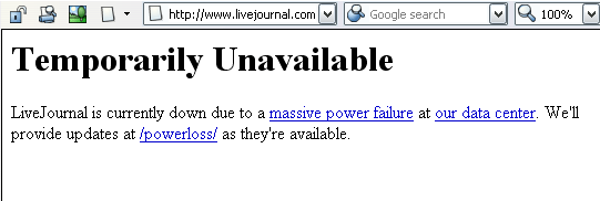 LJ Power Loss